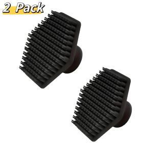 Facial Scrubbing Cleansing Brush, Silicone Face Scrubber Exfoliator, Face Wash Brush with Handle, Handheld Face Exfoliator Brush (Color: Black)